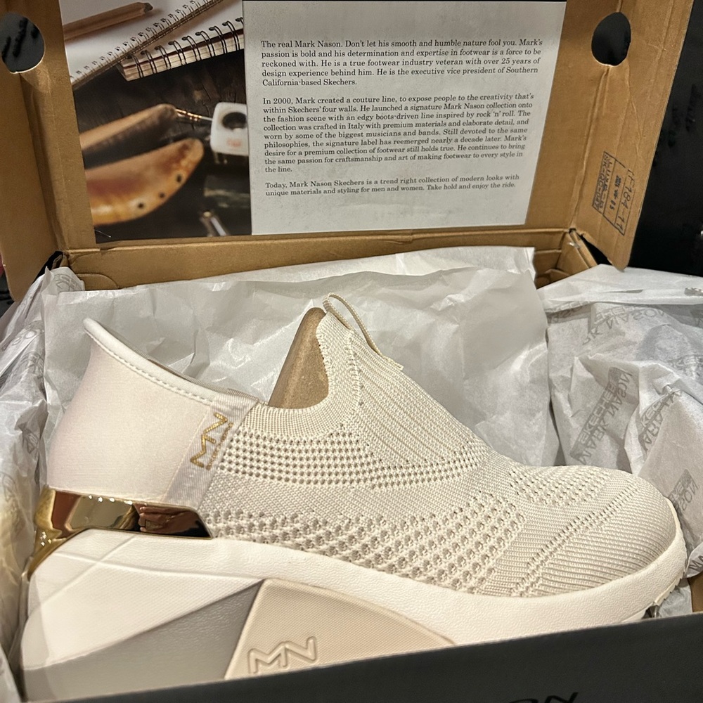Mark Nason Taupe Slip-On Sneakers - Picture 8 of 8